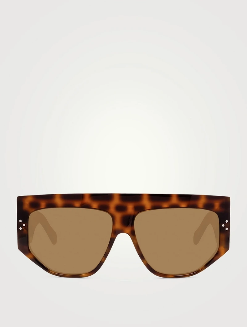 Rectangular Shield Sunglasses