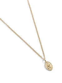 Camel 10K Gold Diamond Pendant Necklace - 24" Chain