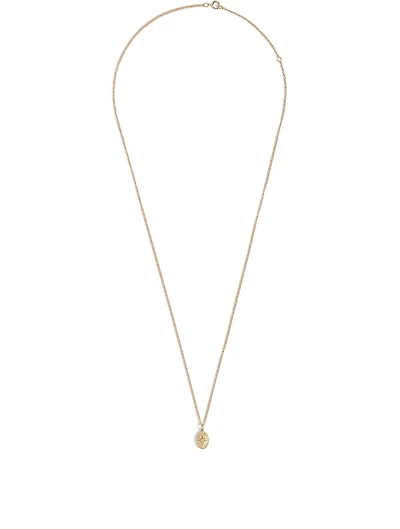 Star 10K Gold Diamond Pendant Necklace - 24" Chain