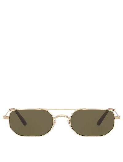 Indio Narrow Aviator Sunglasses