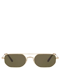 Indio Narrow Aviator Sunglasses