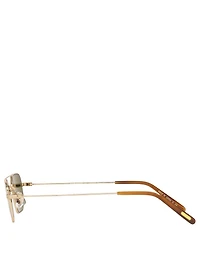 Indio Narrow Aviator Sunglasses