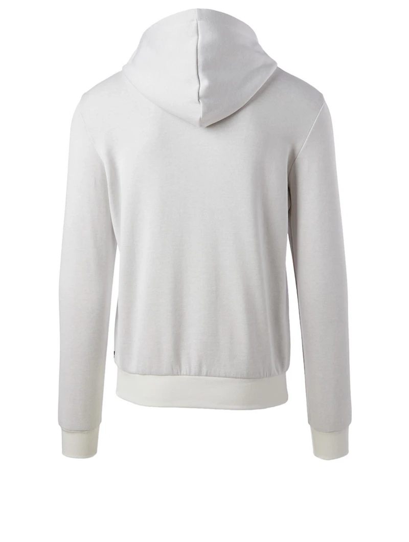Cotton-Blend Zip Hoodie