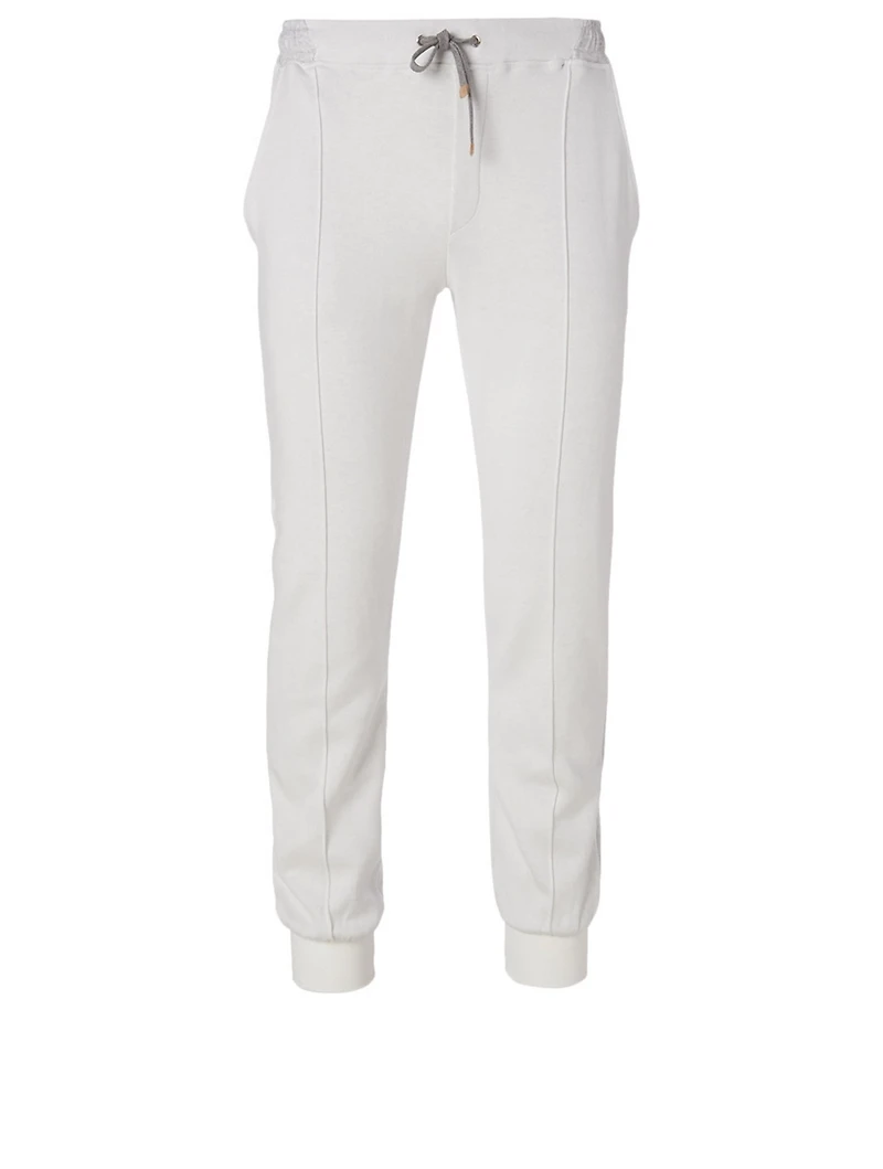 Cotton-Blend Jogger Pants