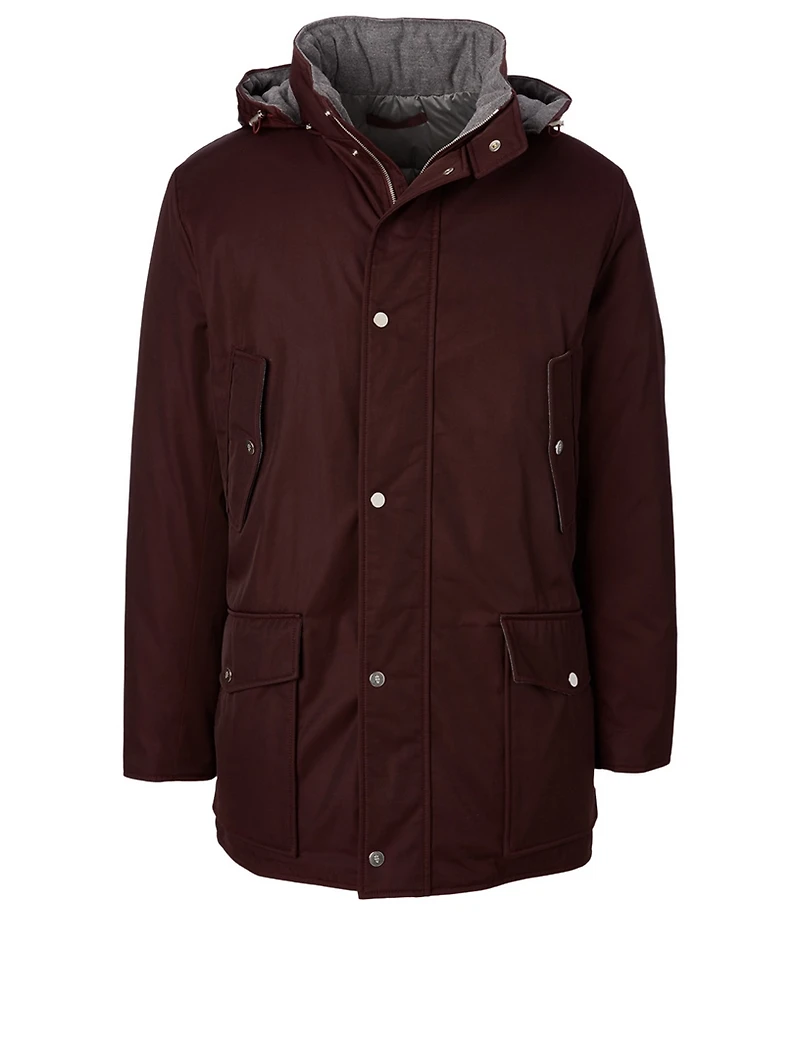 Technical Parka With Hood