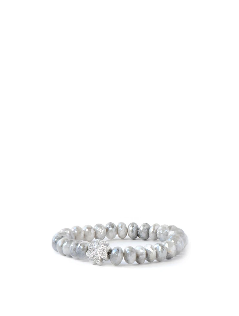 Bohème Sterling Silver Silverite Bracelet With Topaz