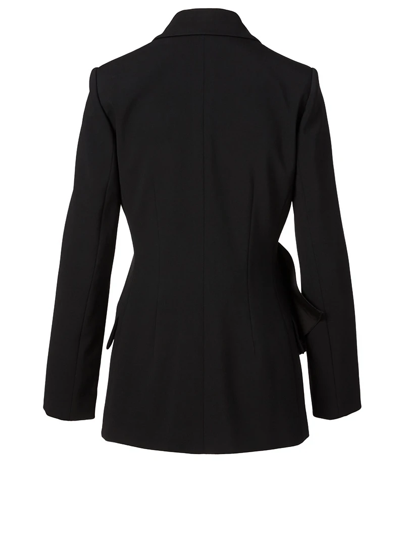Long-Sleeve Blazer With Sash