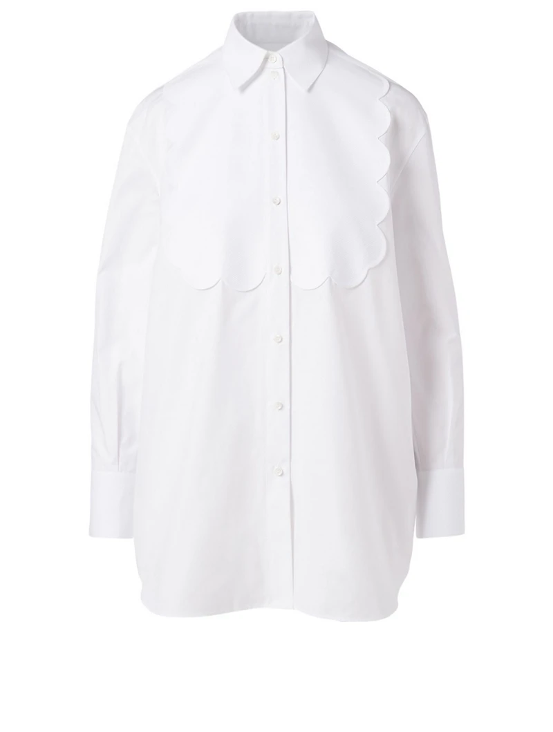 Cotton Shirt With Bib