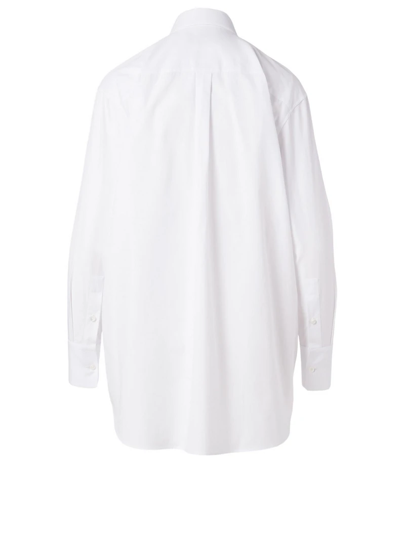 Cotton Shirt With Bib