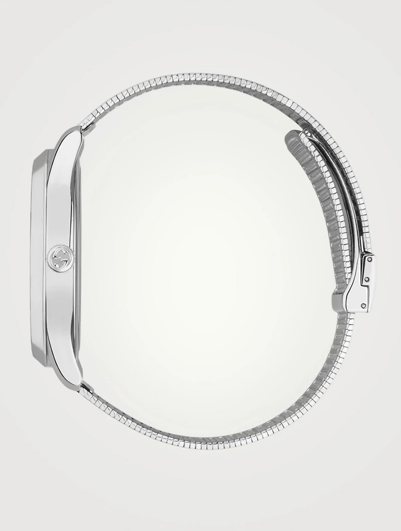 G-Timeless Steel Web Bracelet Watch