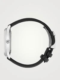 G-Timeless Leather Strap Watch