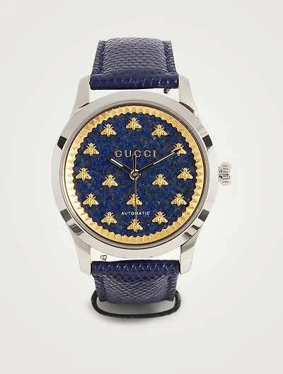G-Timeless Lizard Strap Watch