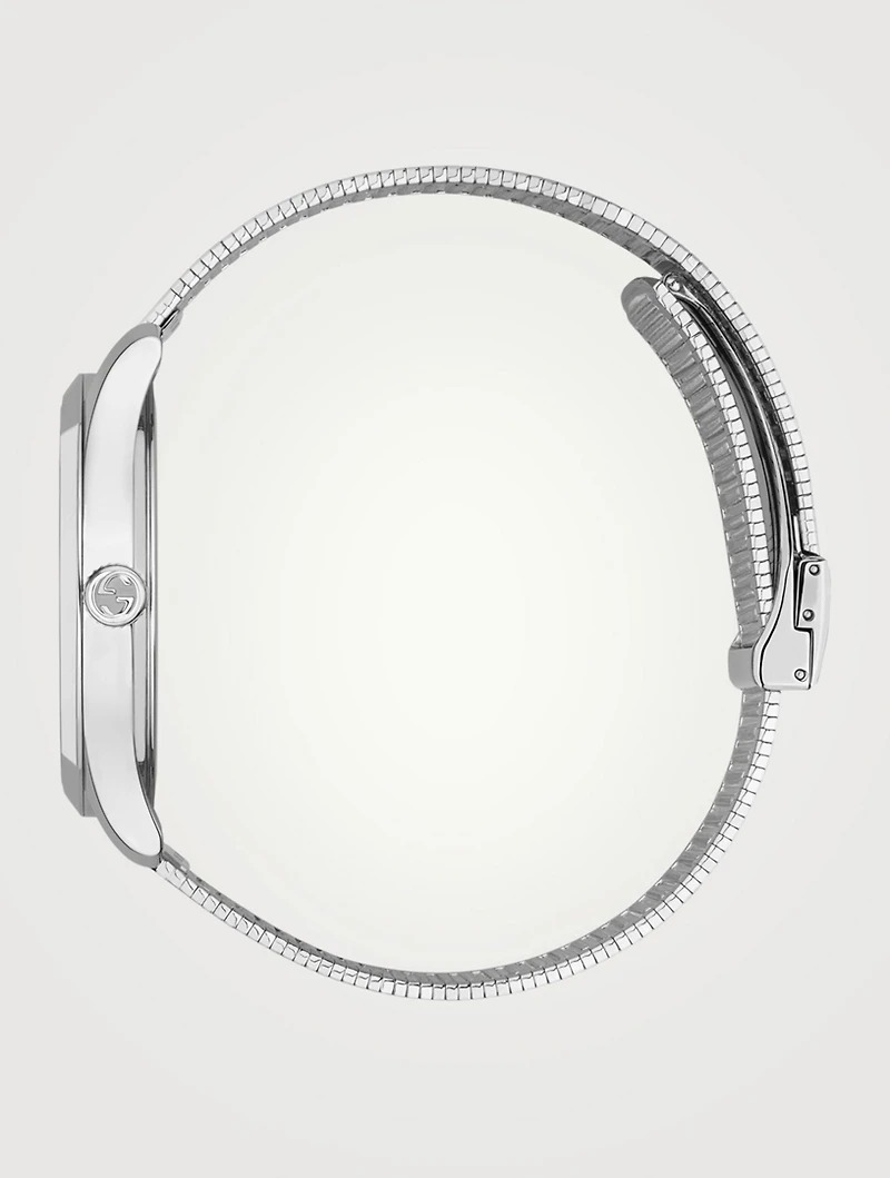 G-Timeless Steel Snake Bracelet Watch