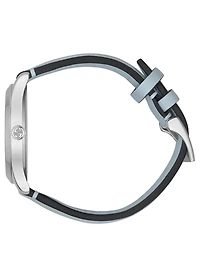 G-Timeless Leather Strap Watch With Mother Of Pearl