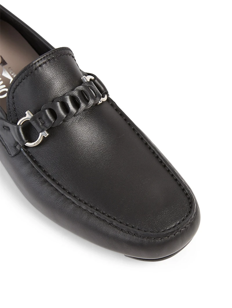Stuart Leather Driver Shoes
