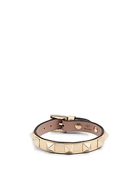 Small Rockstud Leather Bracelet
