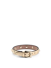 Small Rockstud Leather Bracelet