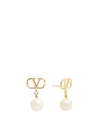 VLOGO Faux Pearl Drop Earrings