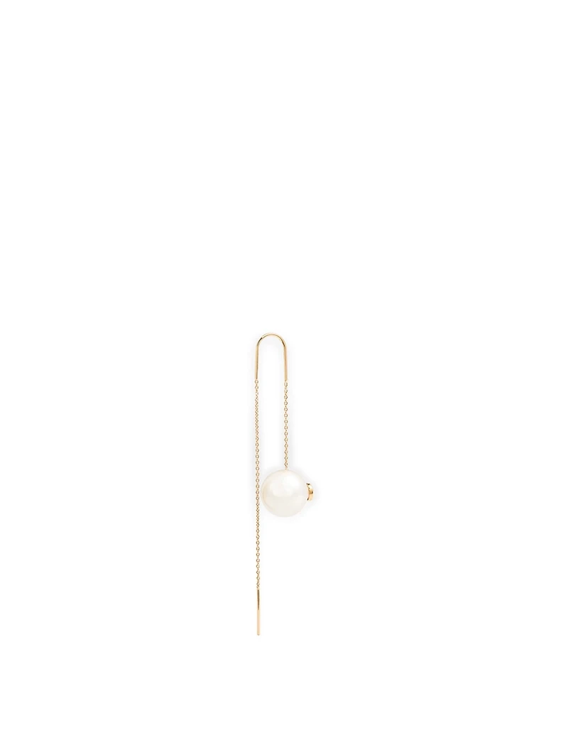 VLOGO Faux Pearl Drop Earrings