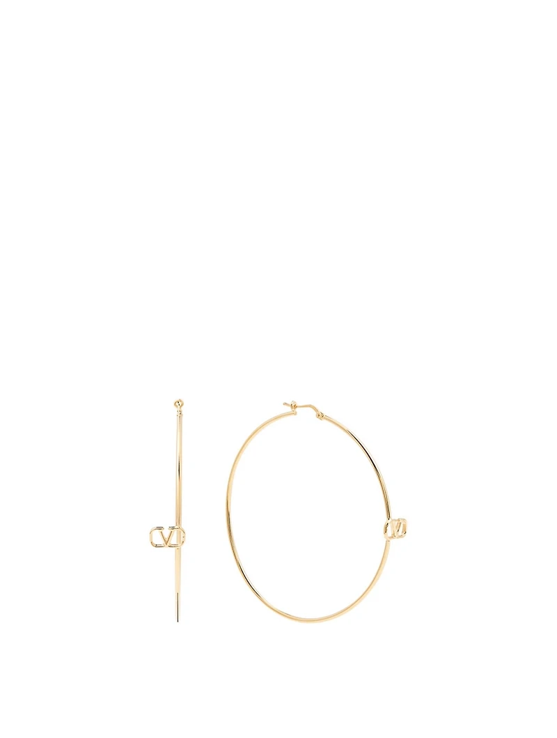 VLOGO Hoop Earrings
