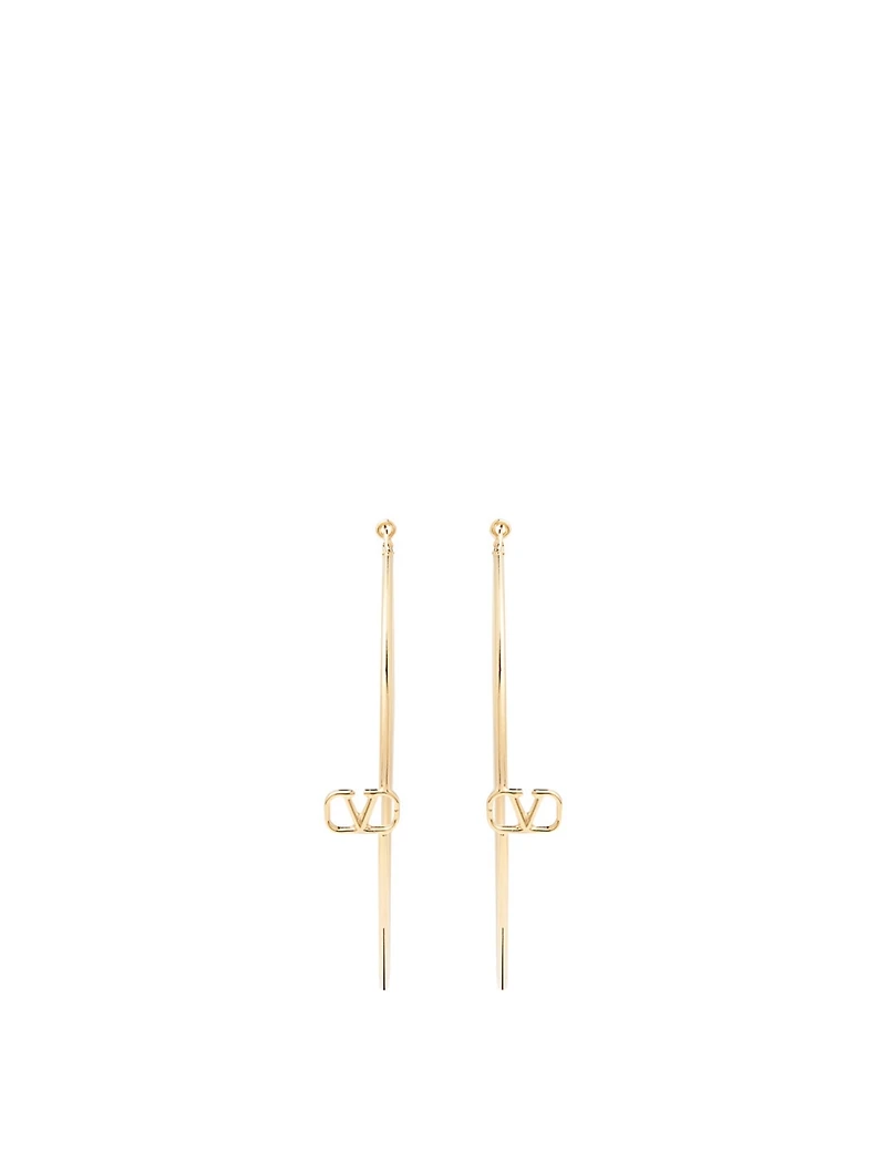 VLOGO Hoop Earrings