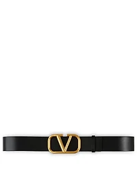 Reversible Leather VLOGO Belt