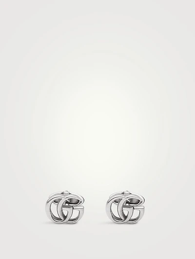 Double G Silver Cufflinks