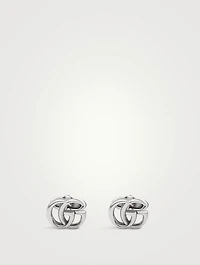 Double G Silver Cufflinks