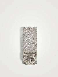 Gucci Garden Silver Cat Money Clip