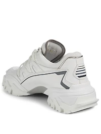 Climber Fabric And Leather Sneakers