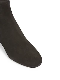VLOGO 45 Suede Heeled Ankle Boots