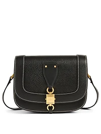 Small VLOCKER Leather Saddle Bag