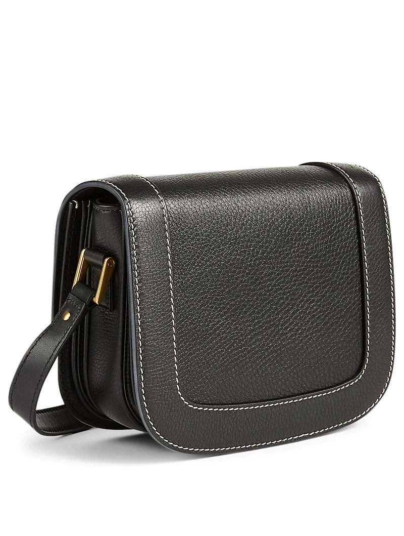 Small VLOCKER Leather Saddle Bag