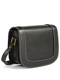 Small VLOCKER Leather Saddle Bag