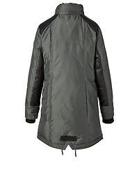 Chelsea Shearling Down Parka With Fur Hood