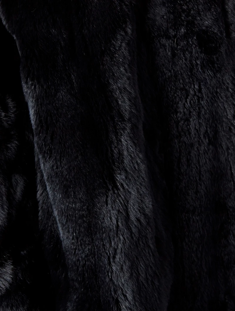 Chelsea Shearling Down Parka With Fur Hood