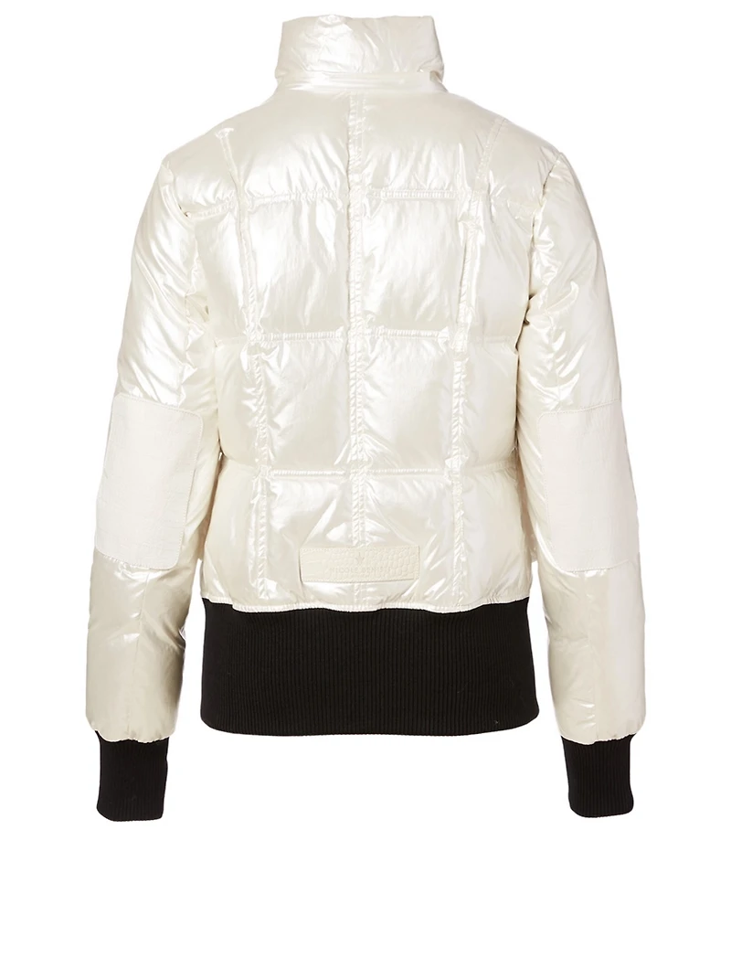 Fordham Down Bomber Jacket With Fur Hood