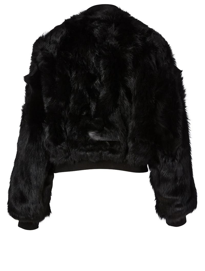 Yorkville Shearling Leather Bomber Jacket