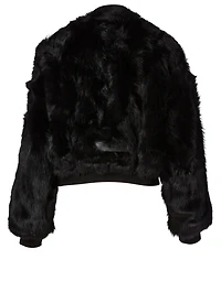 Yorkville Shearling Leather Bomber Jacket
