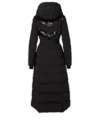 Adina Down Long Coat With Sequins