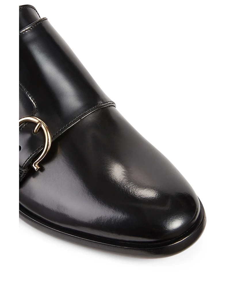 Claude Leather Double-Monk Strap Shoes
