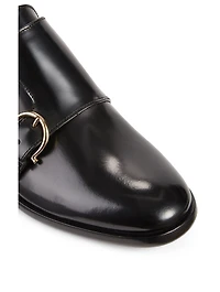 Claude Leather Double-Monk Strap Shoes