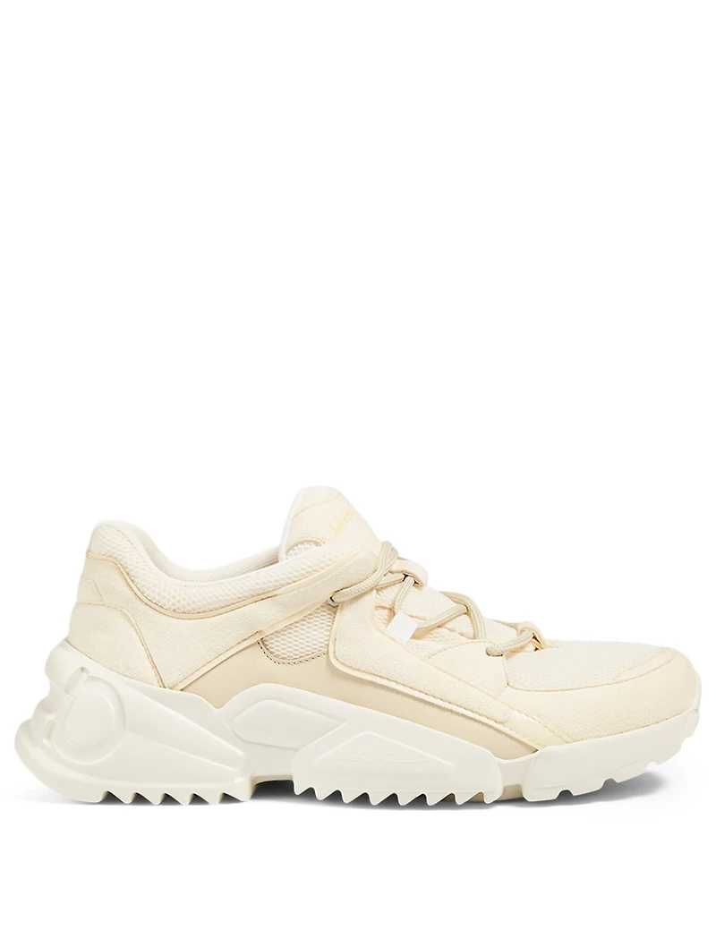 Skylar Mesh And Suede Sneakers