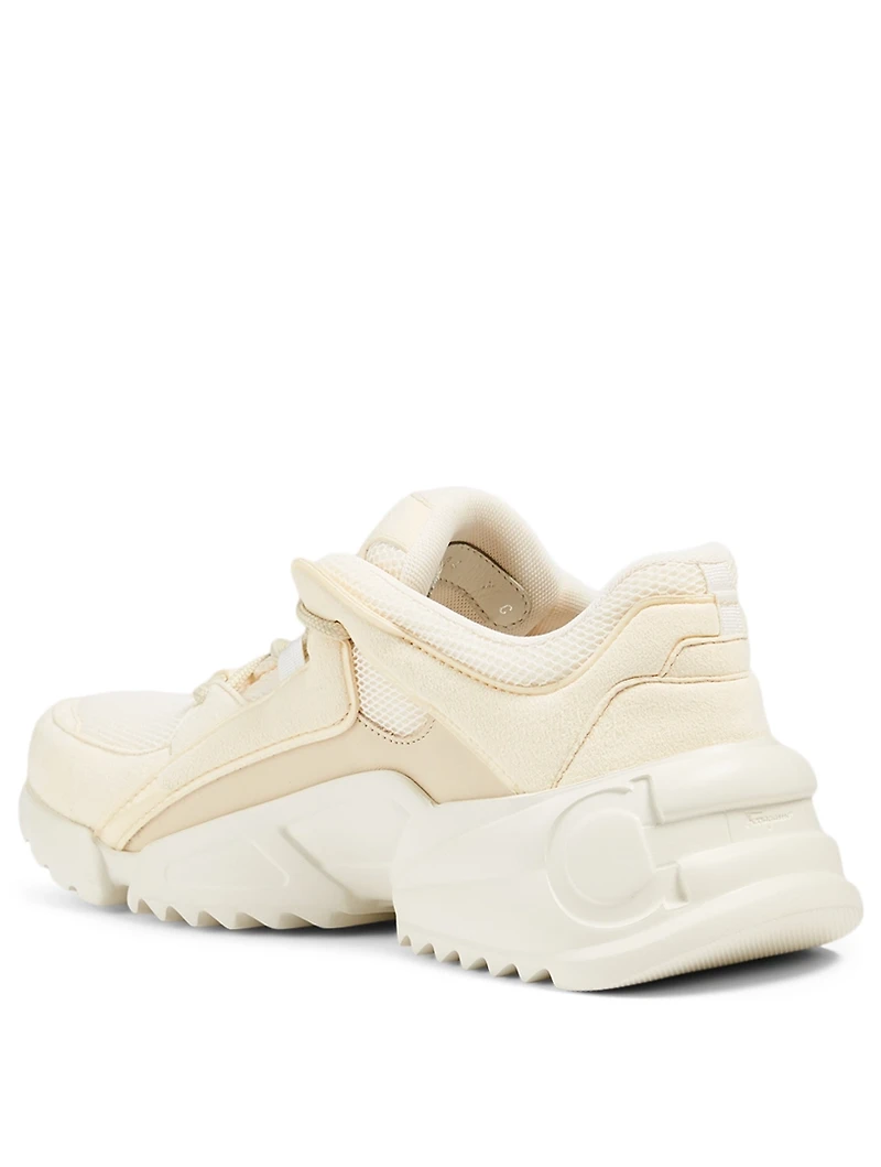 Skylar Mesh And Suede Sneakers