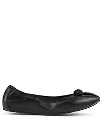 My Joy Leather Foldaway Ballet Flats