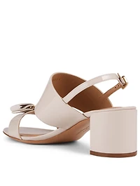 Giulia Patent Leather Heeled Sandals