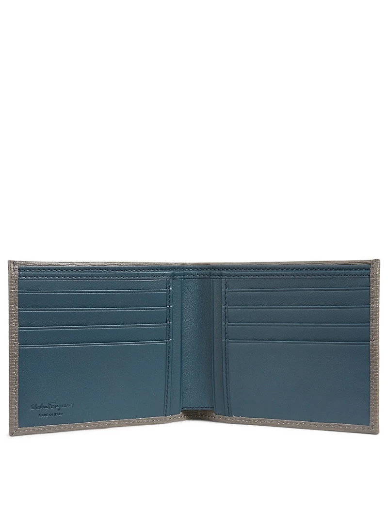 Leather Bifold Gancini Wallet