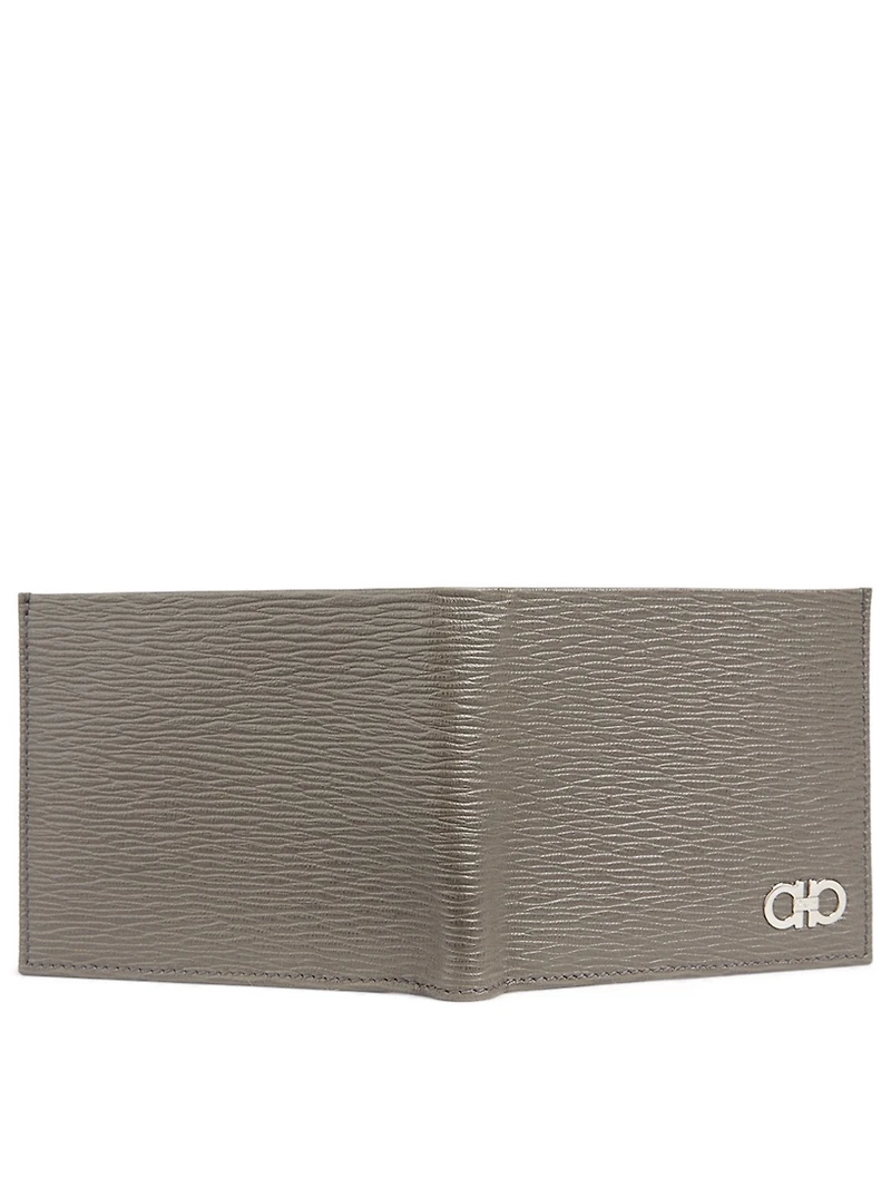 Leather Bifold Gancini Wallet