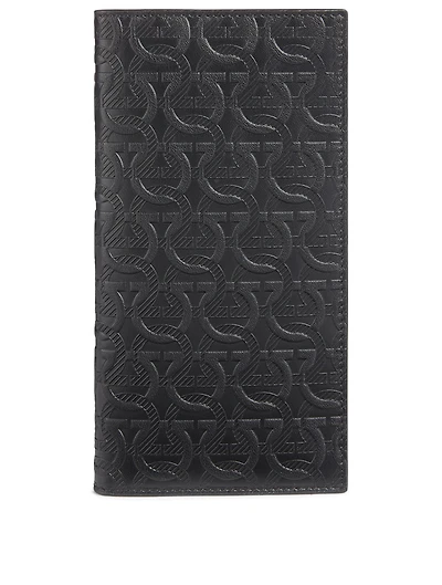 Gancini Leather Organizer Wallet