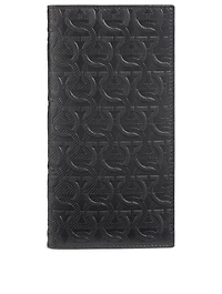 Gancini Leather Organizer Wallet